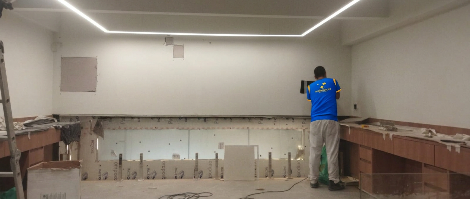 Reforma geral e ampliação de loja no Conjunto Nacional - Avenida Paulista. Drywall: Vantagens e Mitos